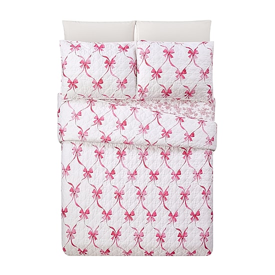 Modern Heirloom Abigail Bow Reversible Quilt Set