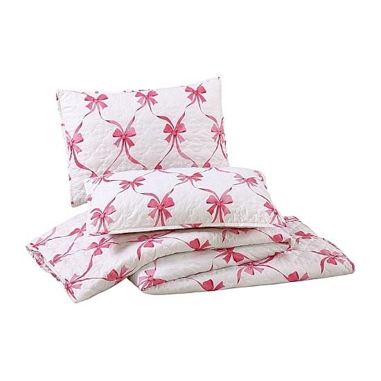 Modern Heirloom Abigail Bow Reversible Quilt Set