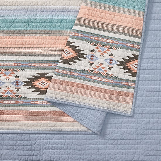 Modern Heirloom Sunset Canyon Reversible Quilt Set