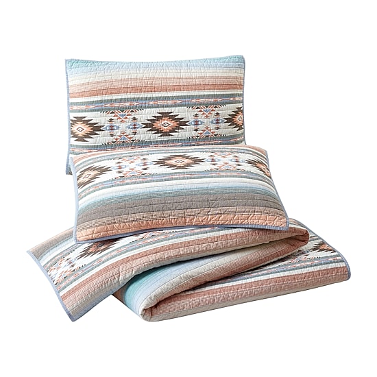 Modern Heirloom Sunset Canyon Reversible Quilt Set