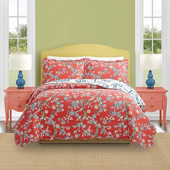 Makers Collective Jaipur Dreams 3-pc. Reversible Quilt Set