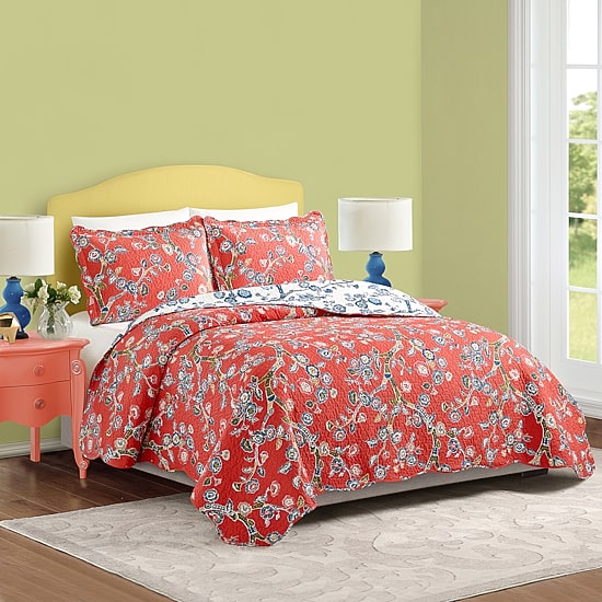 Makers Collective Jaipur Dreams 3-pc. Reversible Quilt Set