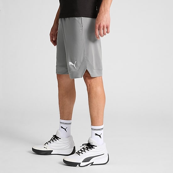 PUMA Mens Mid Rise 10" Basketball Short