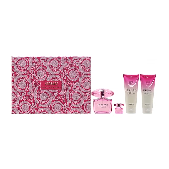Versace Bright Crystal Absolu 4 Piece Set Perfume Set