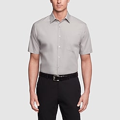 jcpenney van heusen men's dress shirts Men's Regular Fit Gray Van Heusen Dress Shirts & Ties - Men