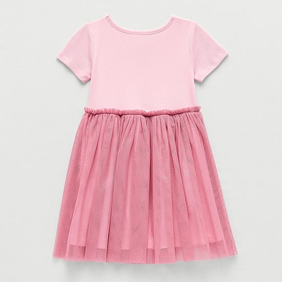 Okie Dokie Toddler & Little Girls Short Sleeve Tutu Dress