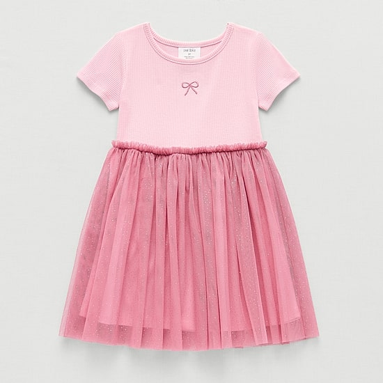 Okie Dokie Toddler & Little Girls Short Sleeve Tutu Dress