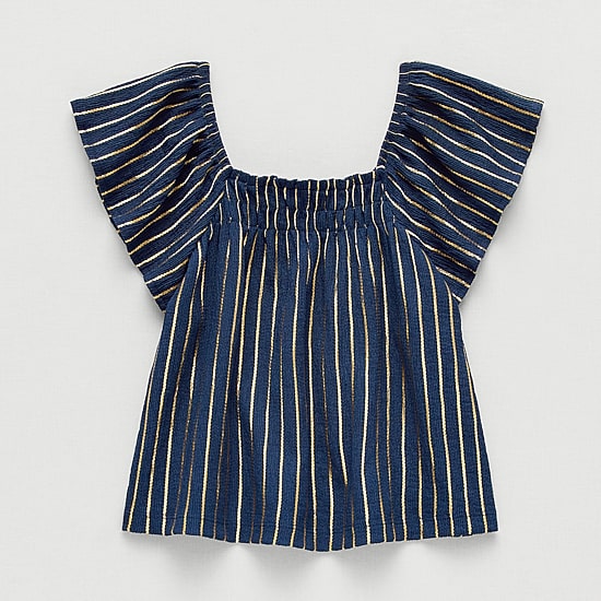 Thereabouts Little & Big Kid Girls Square Neck Short Sleeve Blouse