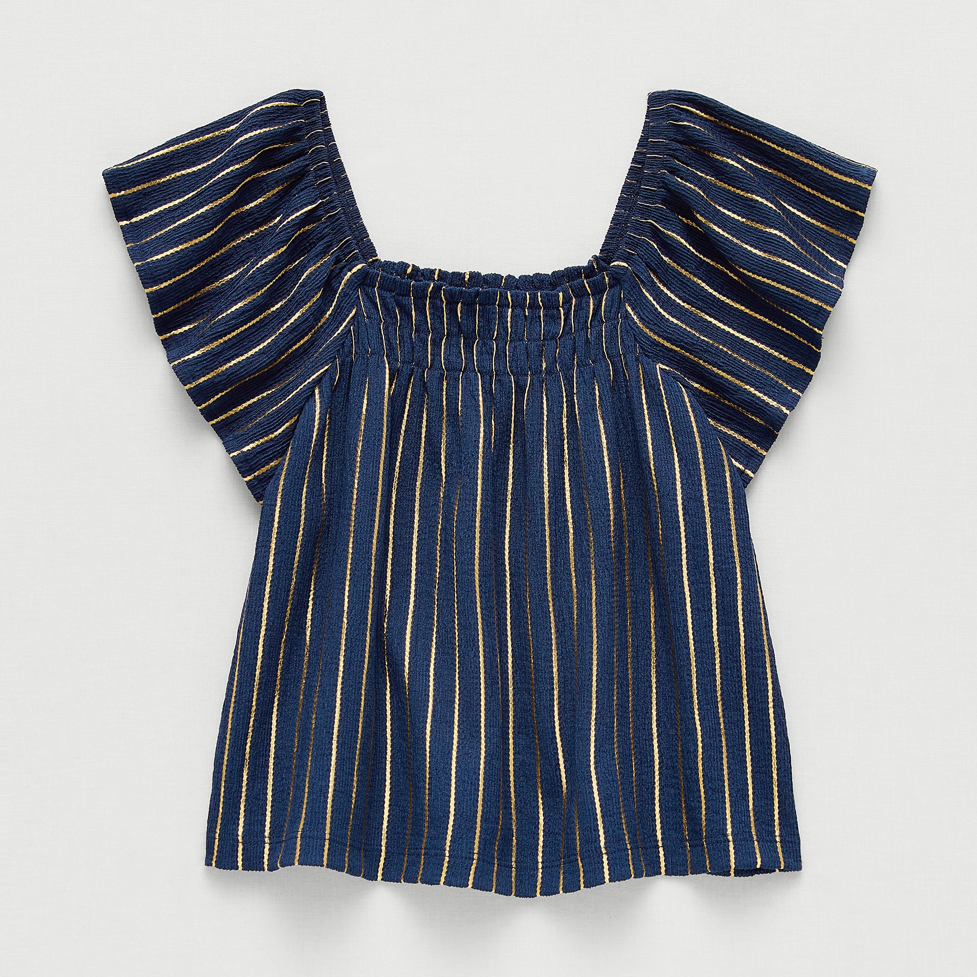 Thereabouts Little & Big Kid Girls Square Neck Short Sleeve Blouse