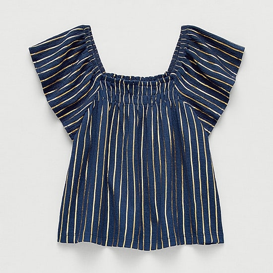 Thereabouts Little & Big Kid Girls Square Neck Short Sleeve Blouse