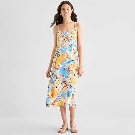 Hurley Womens Juniors Sleeveless Slip Dress