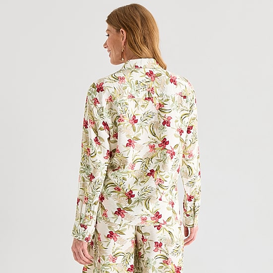Liz Claiborne Womens Long Sleeve Blouse