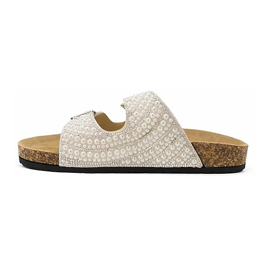 Pop Dhyana Womens Adjustable Strap Footbed Sandals