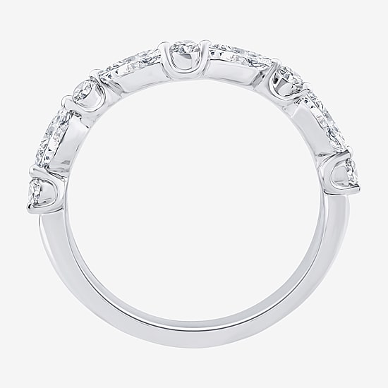 Grown Gorgeous (F / Vs2) Womens 5/8 CT. T.W. Lab Grown White Diamond 14K Gold Marquise Wedding Band