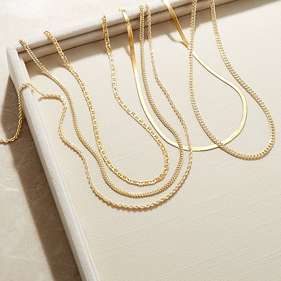Made in Italy 14K Gold 18 Inch Chain Necklace