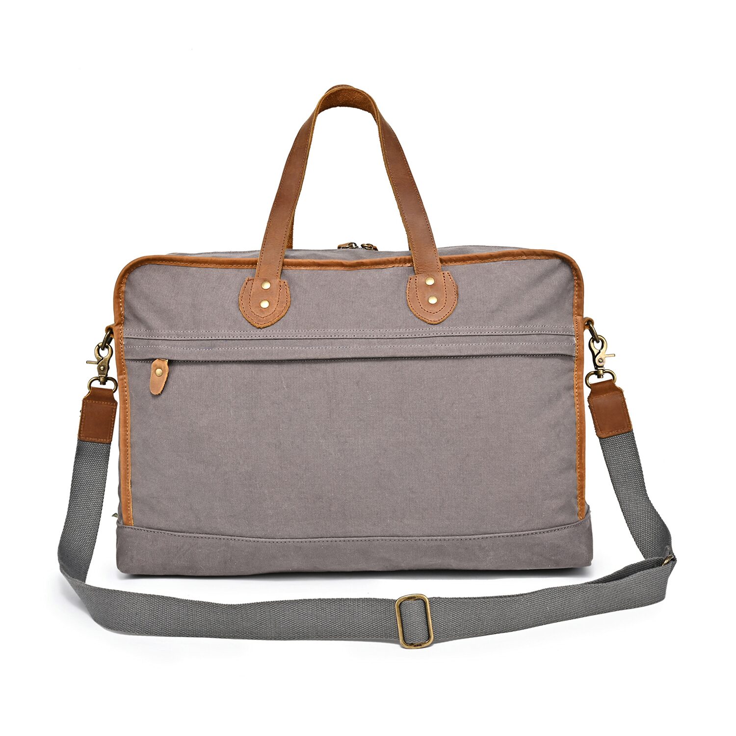 TSD Brand Valley Oak Convertible Weekender Duffel Bag