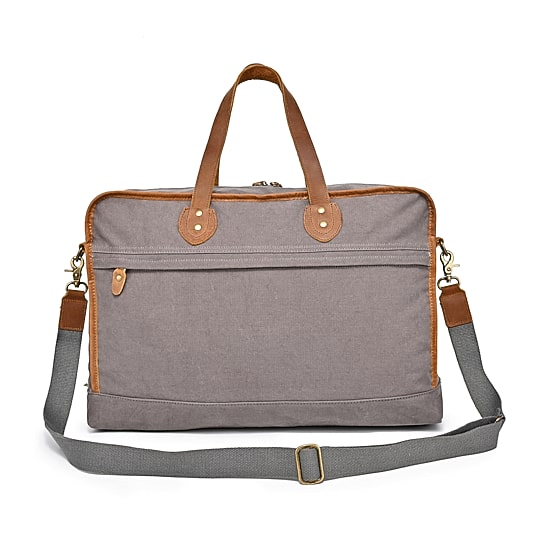 TSD Brand Valley Oak Convertible Weekender Duffel Bag