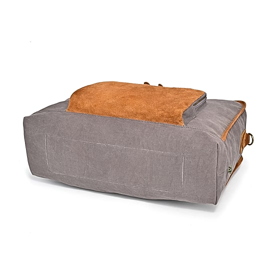TSD Brand Valley Oak Convertible Weekender Duffel Bag