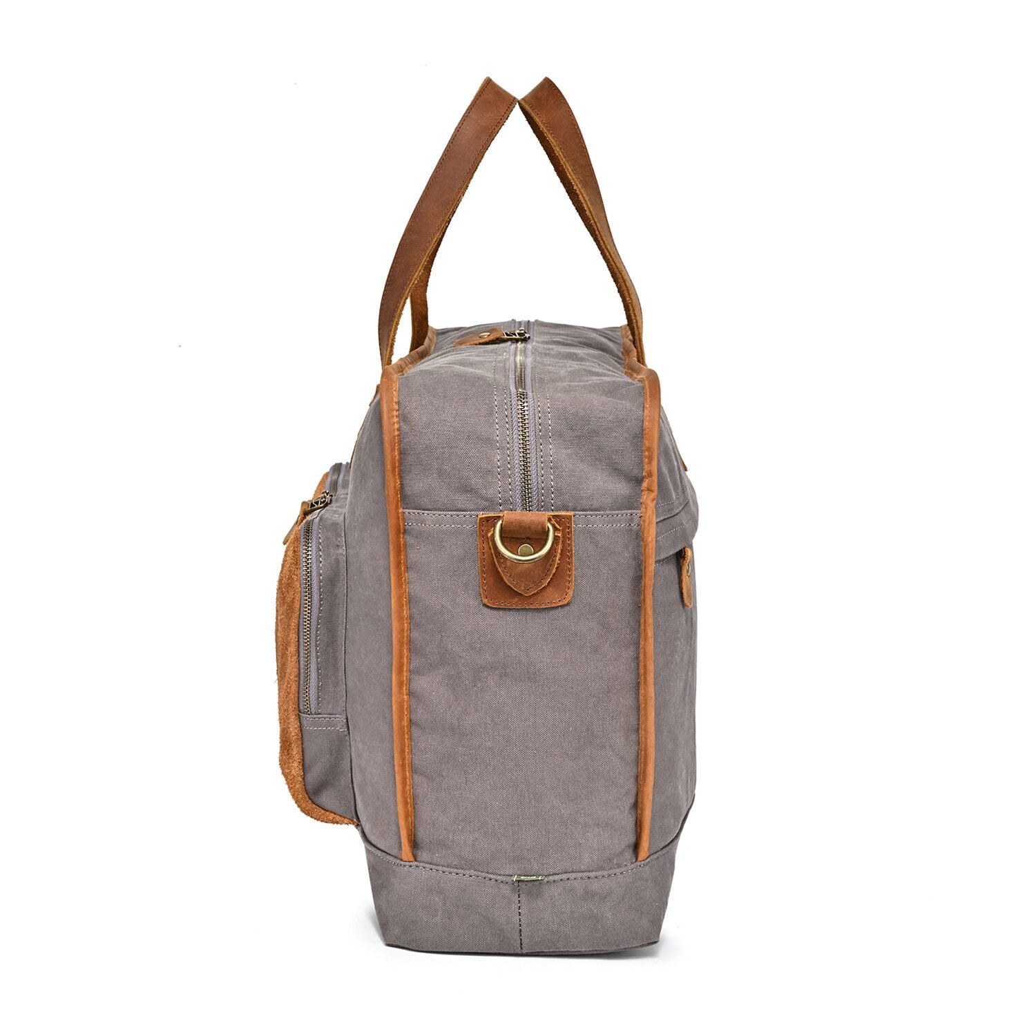 TSD Brand Valley Oak Convertible Weekender Duffel Bag