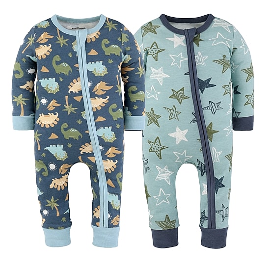 The Peanutshell Boys Scoop Neck Long Sleeve 2-pc. One Piece Pajama