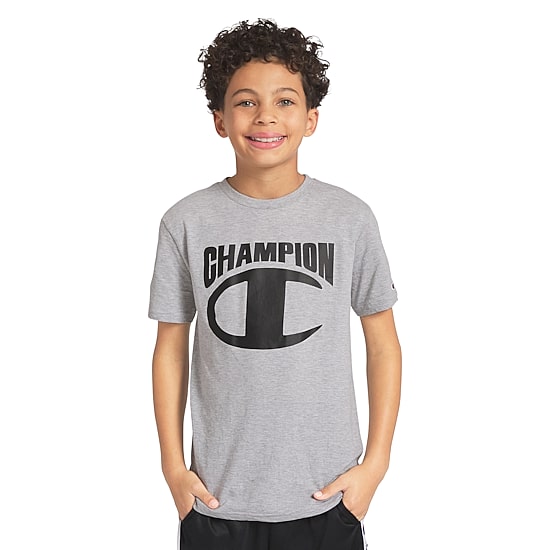 Champion Big Kid Boys Crew Neck Short Sleeve Regular Fit Graphic T