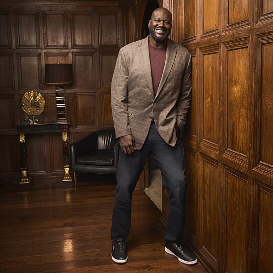 Shaquille O'Neal XLG™ Mens Big and Tall Plaid Stretch Fabric Classic Fit Sport Coat