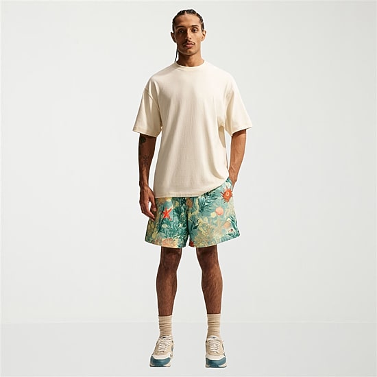 Nike Flow Mens 6" Mid Rise Workout Shorts