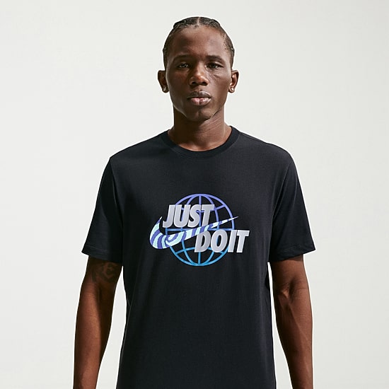 Nike Just Do It Mens Crew Neck Short Sleeve Classic Fit Graphic T-Shirt