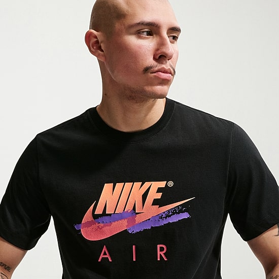 Nike Futura Mens Crew Neck Short Sleeve Classic Fit Graphic T-Shirt