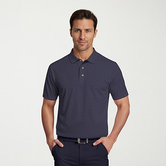 PGA TOUR Mens Short Sleeve Polo Shirt