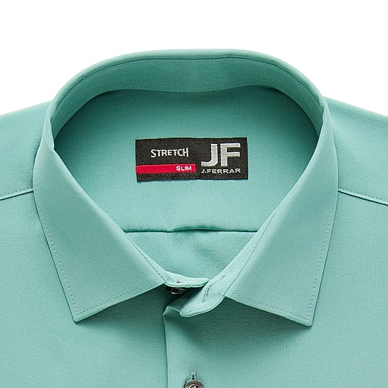 J. Ferrar 360 Stretch Performance Mens Slim Fit Stretch Fabric Long Sleeve Dress Shirt