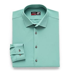 jcpenney slim fit dress shirt Men's Slim Fit Green Solid Dress Shirts & Ties - Men