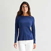 St. John's Bay Womens Crew Neck Long Sleeve T-Shirt