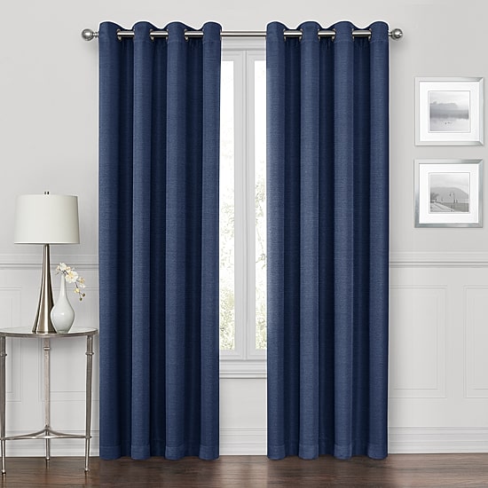 Max Blackout Prescott Grommet Top 100% Blackout Single Curtain Panel