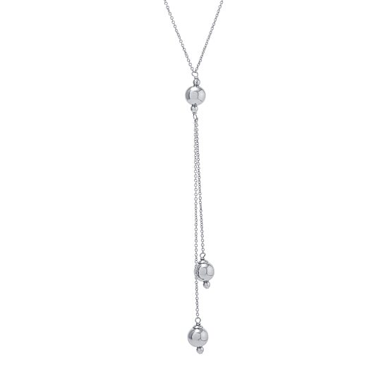 Silver Reflections Bolo Womens Pure Silver Over Brass 24 Inch Y Necklace