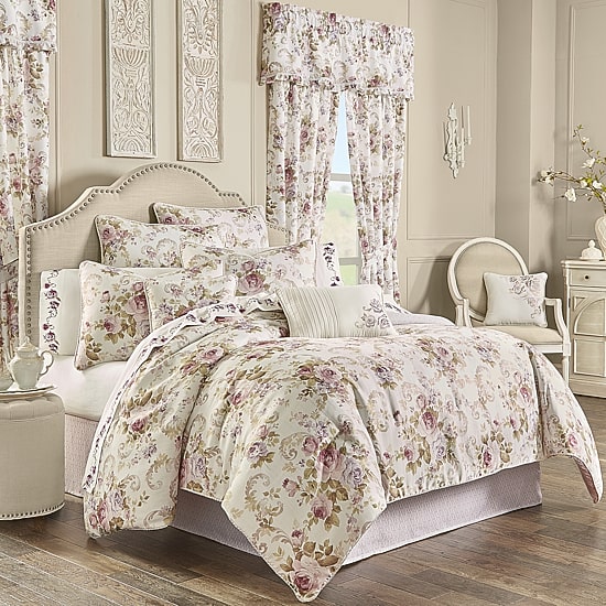 Royal Court Chambord 4-pc. Floral Extra Weight Comforter Set