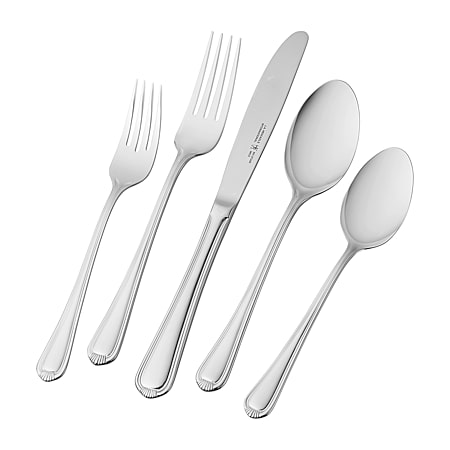Henckels Alcea 65-pc. 18/10 Stainless Steel Flatware Set, Color