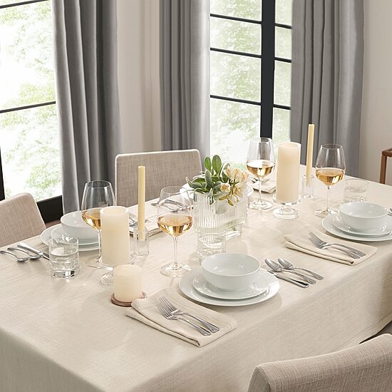 Fieldcrest Luxury Linen Herringbone