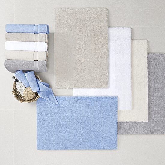 Madison Park Signature Marshmallow Bath Rug Collection