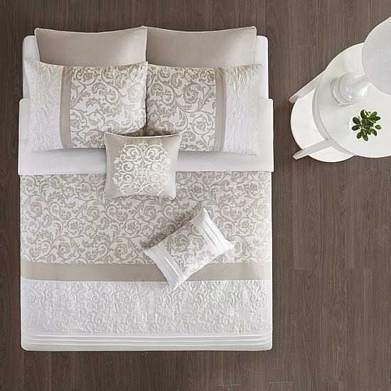 510 Design Lynda 8-pc.Midweight Embroidered Comforter Set
