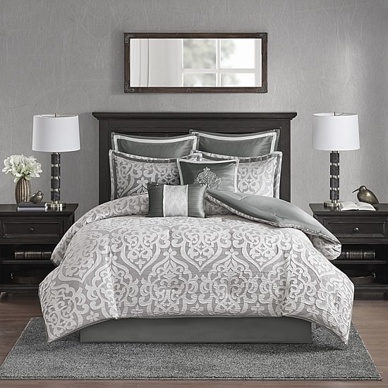 Madison Park Dillon 8-pc. Damask + Scroll Comforter Set