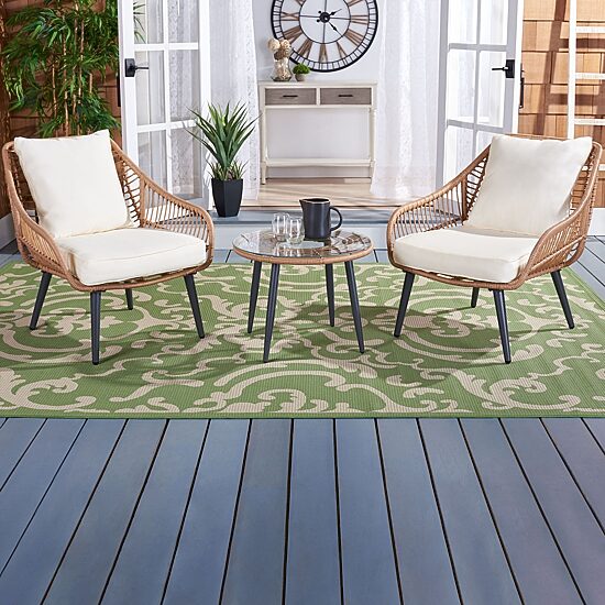 Safavieh Warlen Patio Collection 3-pc. Bistro Set