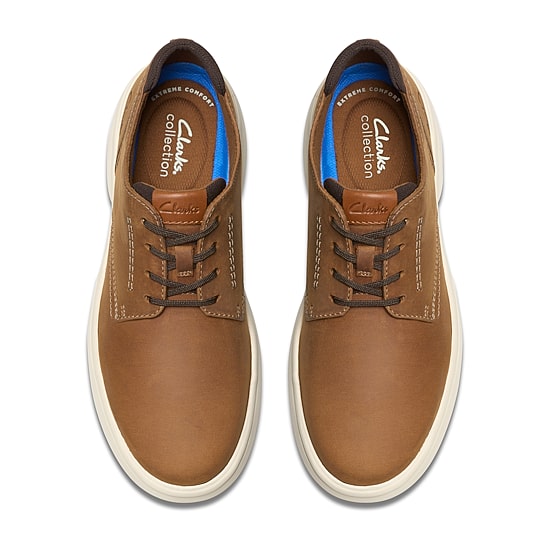 Clarks Bradley Plain Mens Round Oxford Shoes