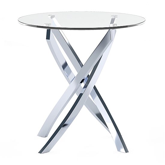 Furniture of America™ Newport Glass Top End Table