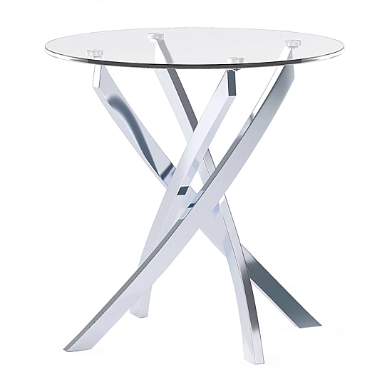 Furniture of America™ Newport Glass Top End Table
