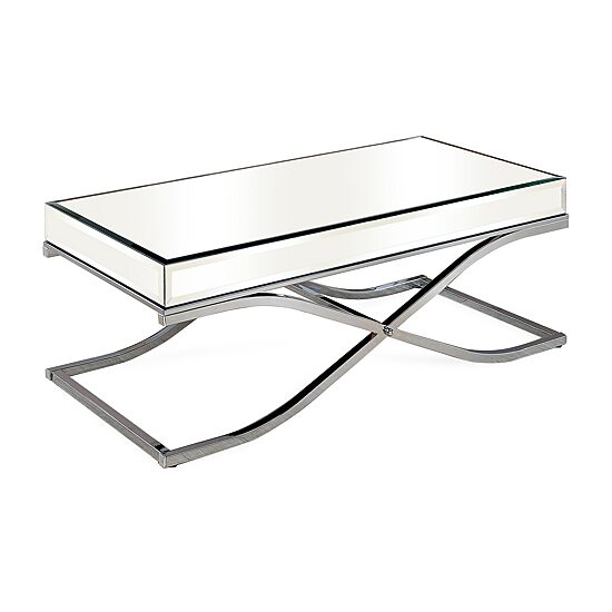Furniture of America™ Hope Mirrored Metal Coffee Table