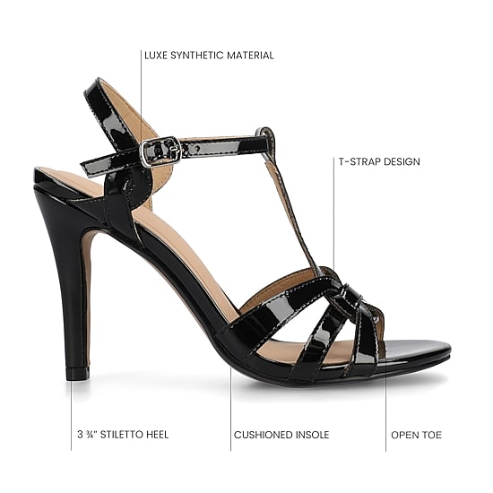 Journee Collection Womens Valry Heeled Sandals
