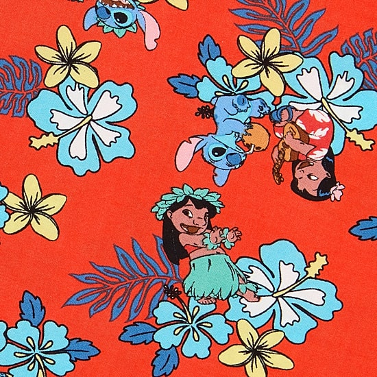 Lilo And Stitch The Movie Aloha Womens Juniors Sweetheart Neck Sleeveless A-Line Dress