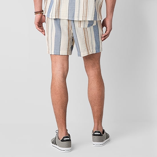 Arizona 6" Mens Textured Pull-On Short