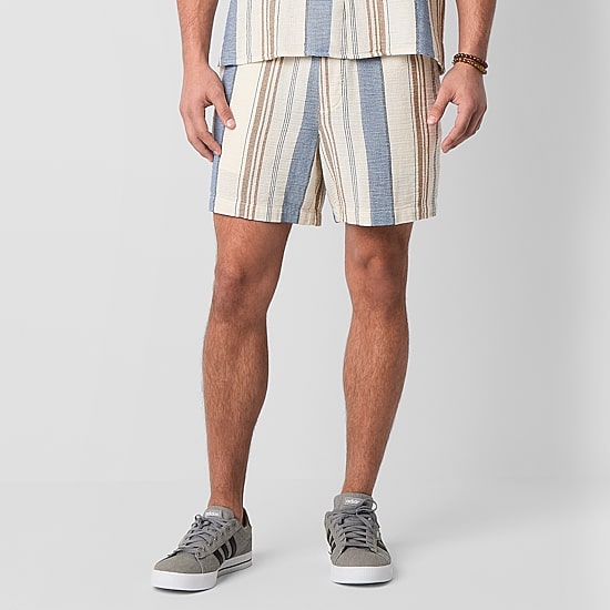 Arizona 6" Mens Textured Pull-On Short